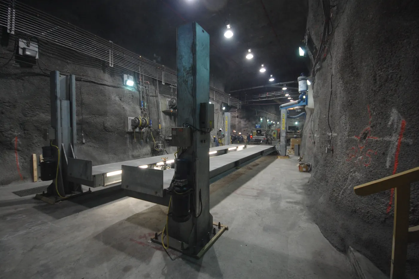 PKS 100,000 lbs Mining 4-Post installed by Autolift & Equipment Service in Southern California