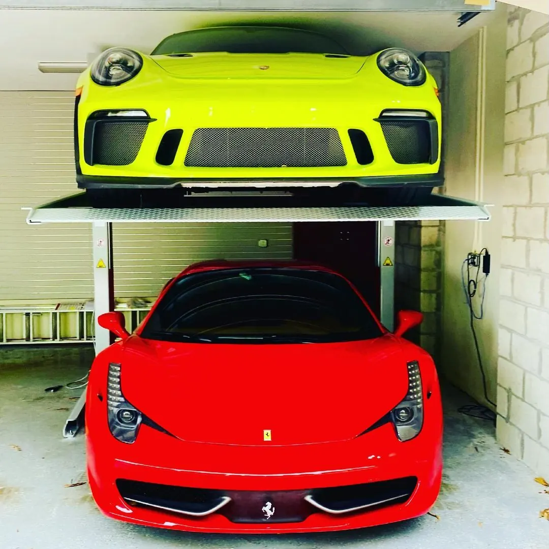 Omer Bi-Park Parking Lift installed by Autolift & Equipment Service in Southern California