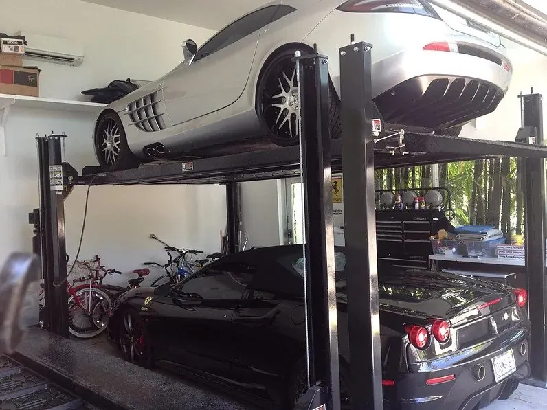 4-Post Storage Lift installed by Autolift & Equipment Service in Southern California