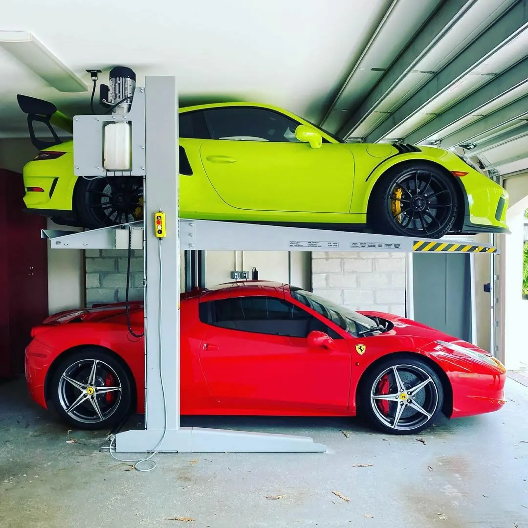 Omer Bi-Park Parking Lift installed by Autolift & Equipment Service in Southern California