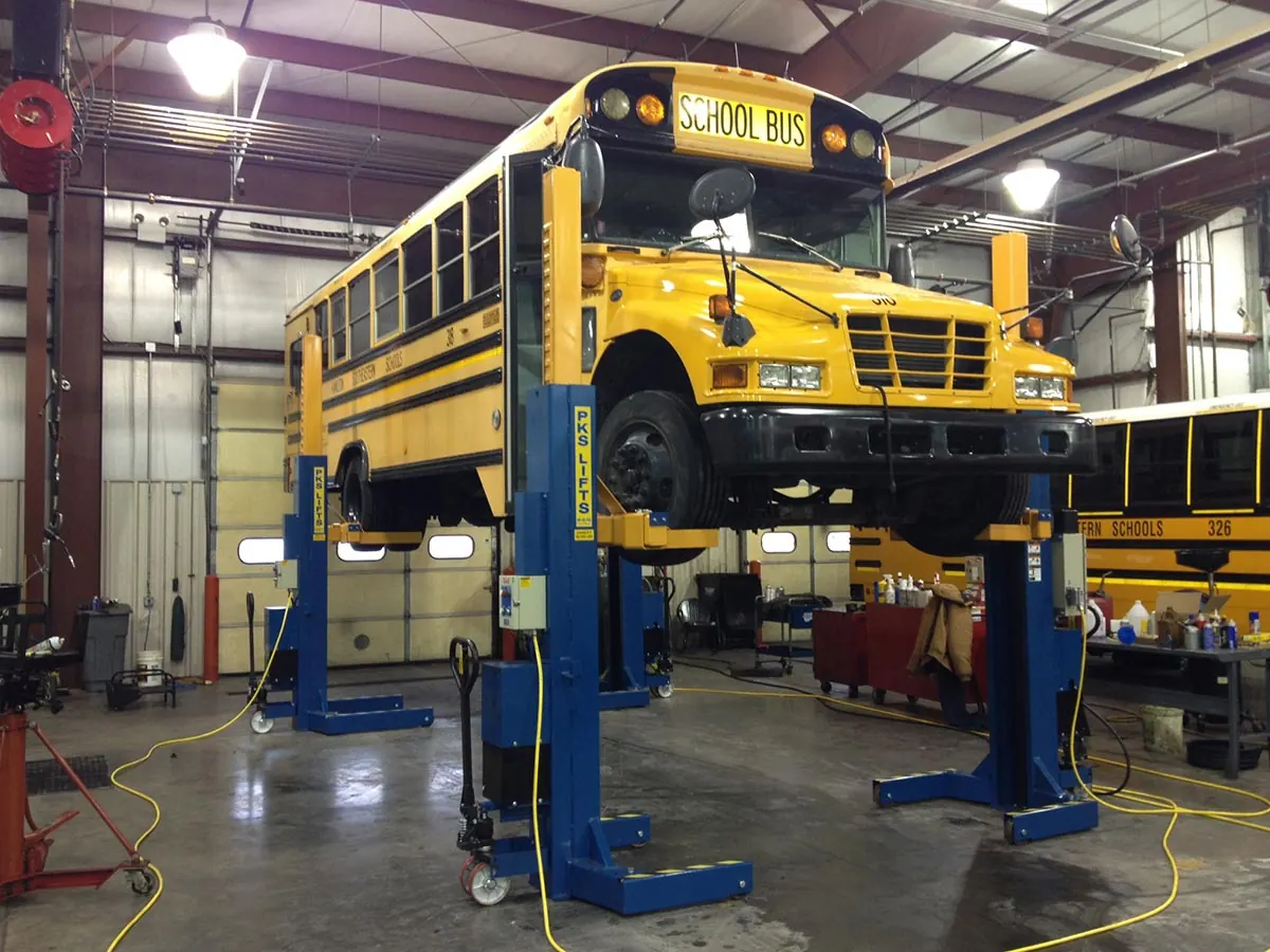 PKS 60,000 lbs Mobile Columns installed by Autolift & Equipment Service in Southern California