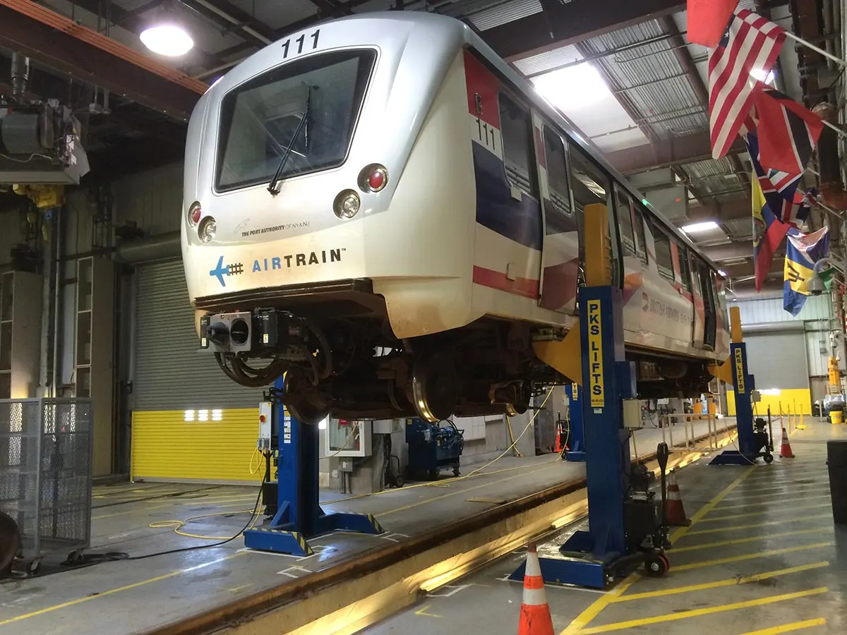 PKS 240,000 lbs Mobile Column Rail Lifts installed by Autolift & Equipment Service in Southern California