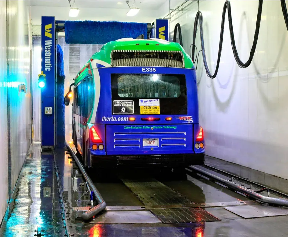 Westmatic Bus Wash installed by Autolift & Equipment Service in Southern California