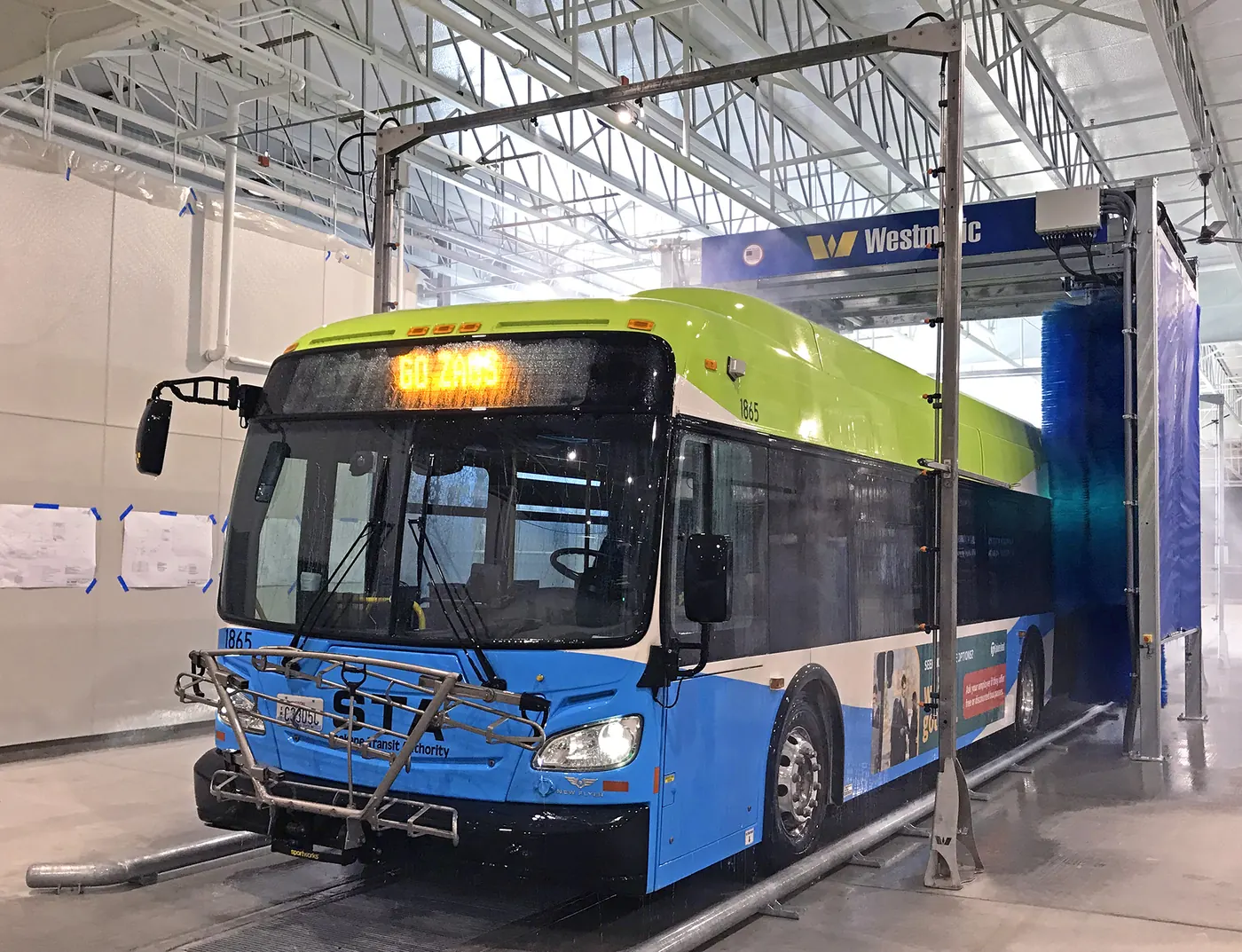 Westmatic Bus Wash installed by Autolift & Equipment Service in Southern California