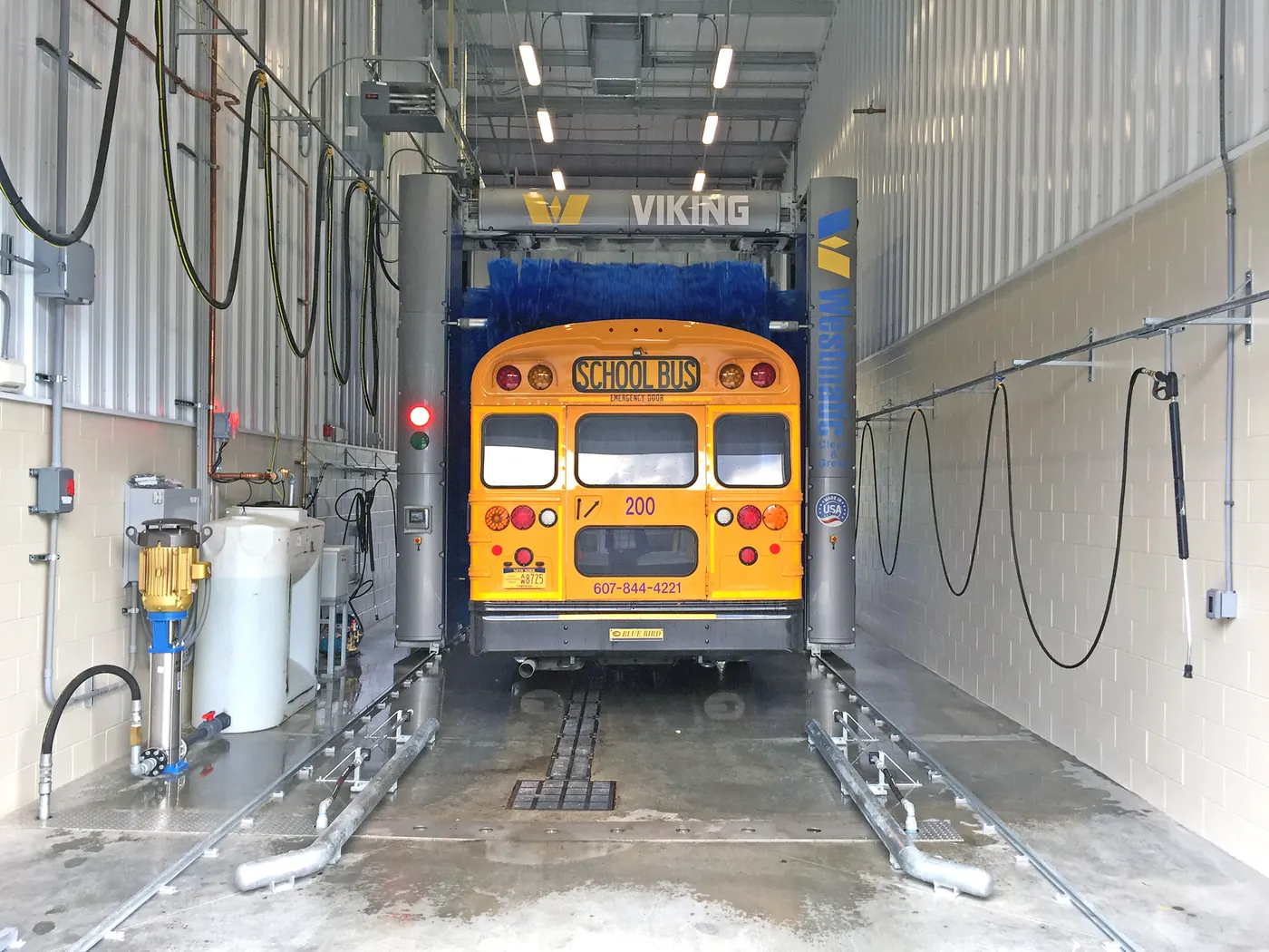 Westmatic Bus Wash installed by Autolift & Equipment Service in Southern California